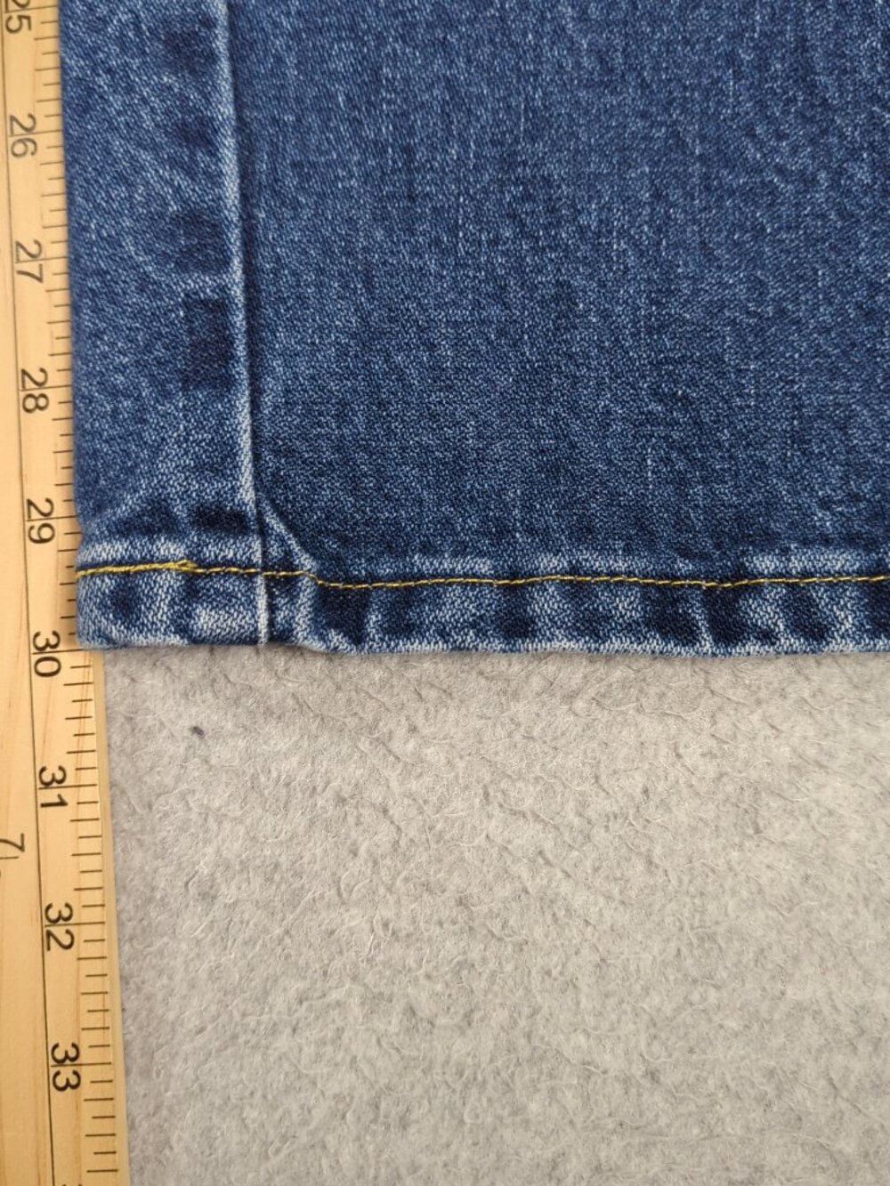 Wrangler George Strait Jeans Men's 33x30 (Actual 32x30) Blue Cowboy Cut Rodeo - Picture 7 of 10